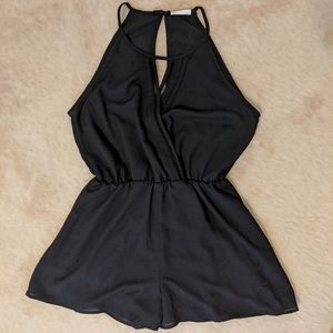 sienna sky black cute romper